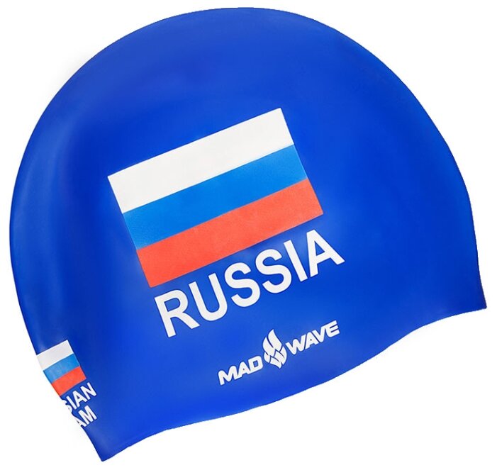 Шапочка для плавания MAD WAVE Print Russian Team (фото modal 6)