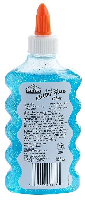 Elmer's Клей для декорирования Liquid Glitter Glue 177 мл (фото modal 2)