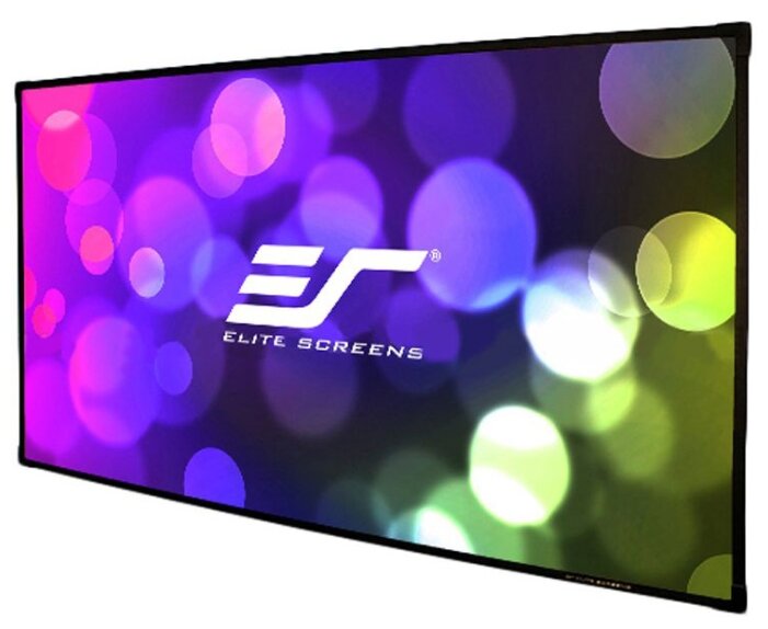 На раме матовый белый экран Elite Screens AR110WH2 (фото modal 2)