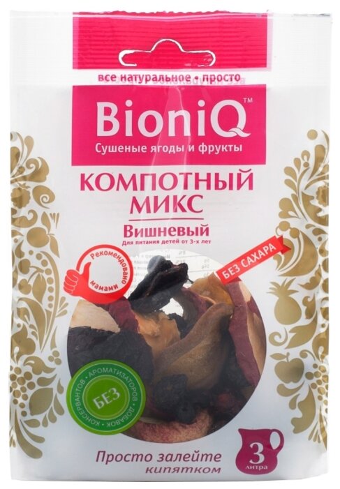 Компотный микс BioniQ вишневый, 80 г (фото modal 1)