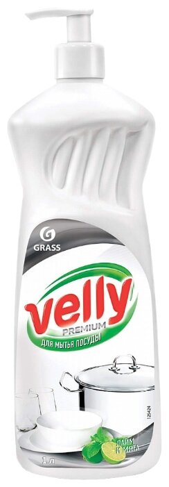 GraSS Средство для мытья посуды Velly Premium Лайм и мята (фото modal 2)