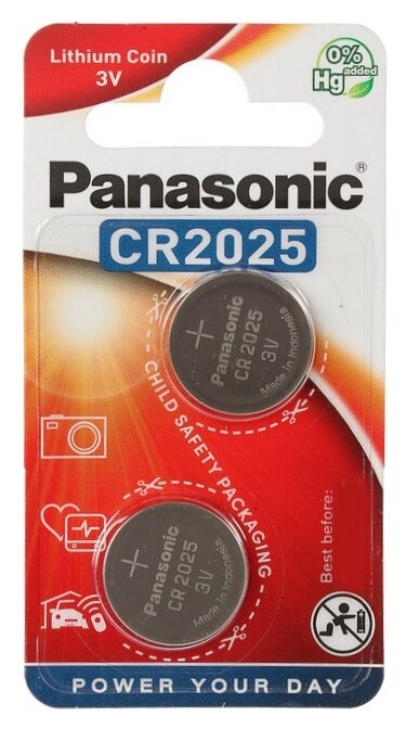 Батарейка Panasonic Lithium Coin CR2025 (фото modal 1)