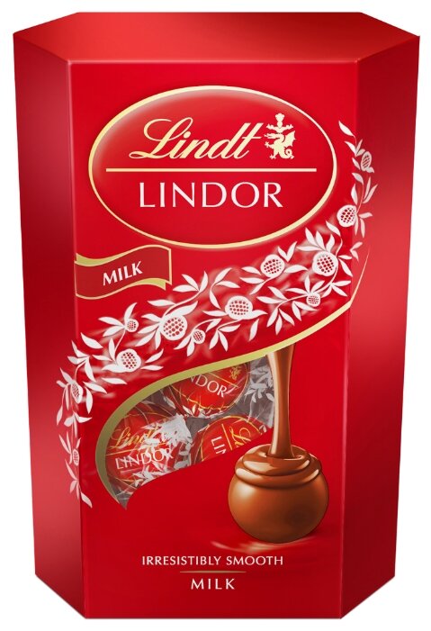 Набор конфет Lindt Линдор Молочный, молочный шоколад, 200г (фото modal 1)