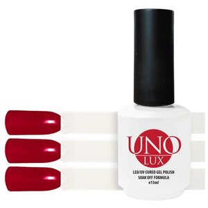 Гель-лак UNO Lux Lady in Red, 15 мл (фото modal nav 3)