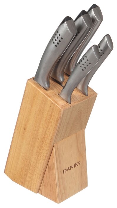 Набор Daniks 5 ножей с подставкой YW-A425 (фото modal 1)