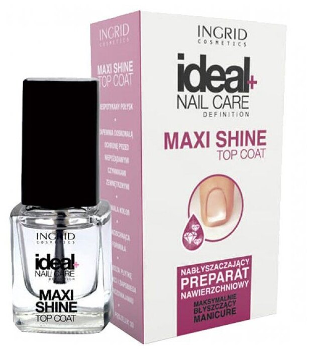 Верхнее покрытие Ingrid Cosmetics Maxi Shine Top Coat 7 мл (фото modal 1)