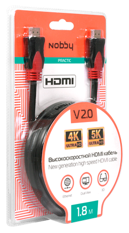 Кабель Nobby Practic HDMI-HDMI (NBP-HC) (фото modal 5)