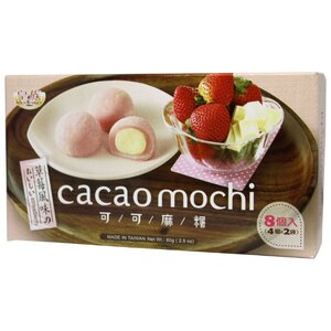 Моти Royal Family Cacao Mochi Strawberry Какао Клубника 80 г (фото modal nav 2)