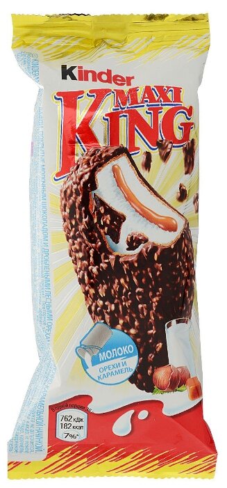 Пирожное Kinder Maxi King с молочно-карамельной начинкой 37.5%, 35 г (фото modal 1)
