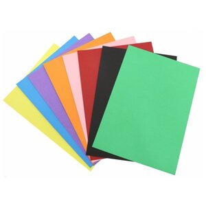 Цветной картон тонированный с тиснением Бумажные самолетики Апплика, A4, 8 л., 8 цв. (фото modal nav 2)