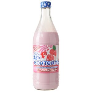 Молочный коктейль Можайское Клубника 2.5%, 450 мл (фото modal nav 1)