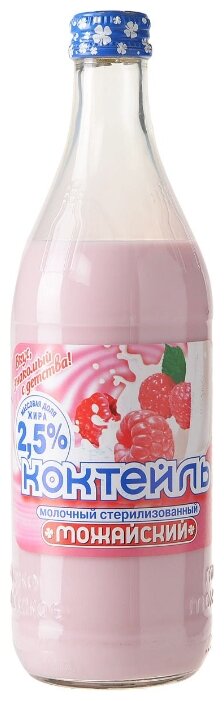 Молочный коктейль Можайское Клубника 2.5%, 450 мл (фото modal 1)