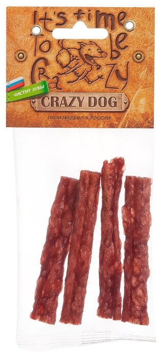 Лакомство для собак Titbit Crazy Dog Воздушные палочки для мелких пород Говядина (фото modal 1)
