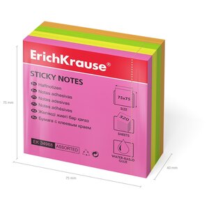 ErichKrause блок-кубик 75х75 мм, 320 штук (34968/34967) (фото modal nav 3)