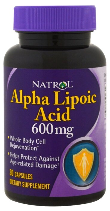 Антиоксидант Natrol Alpha Lipoic Acid 600 mg (30 капсул) (фото modal 3)