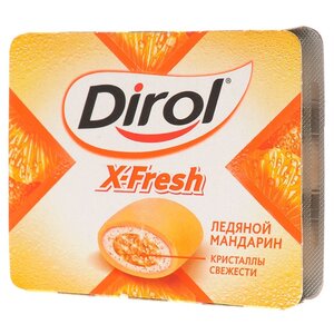 Жевательная резинка Dirol Cadbury X-fresh Ледяной мандарин, 16 г (фото modal nav 2)