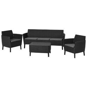 Комплект мебели Allibert Salemo 3 (диван, 2 кресла, стол) (фото modal nav 2)