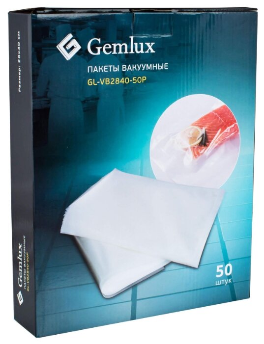 Пакеты для хранения продуктов Gemlux GL-VB2840-50P (фото modal 1)