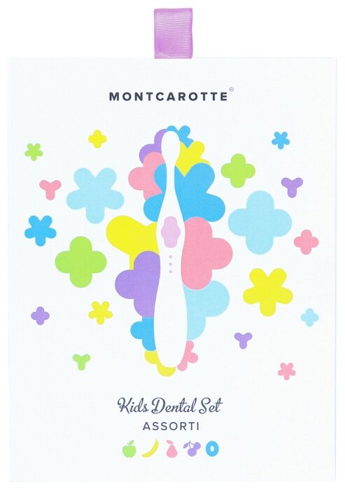 Набор щетка + паста Montcarotte Kids Dental Set Assorti 0+ (фото modal 10)