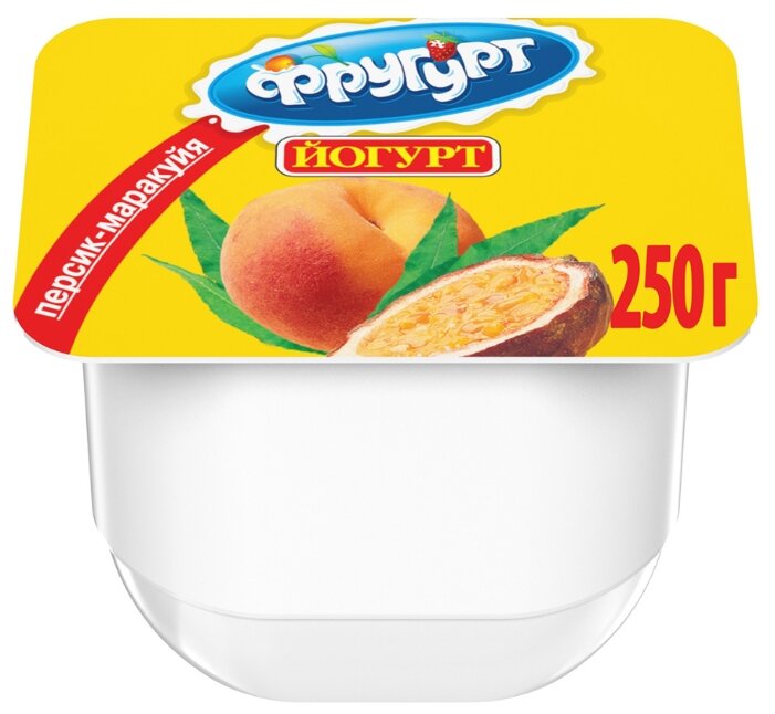 Йогурт Фругурт персик 2.5%, 250 г (фото modal 1)