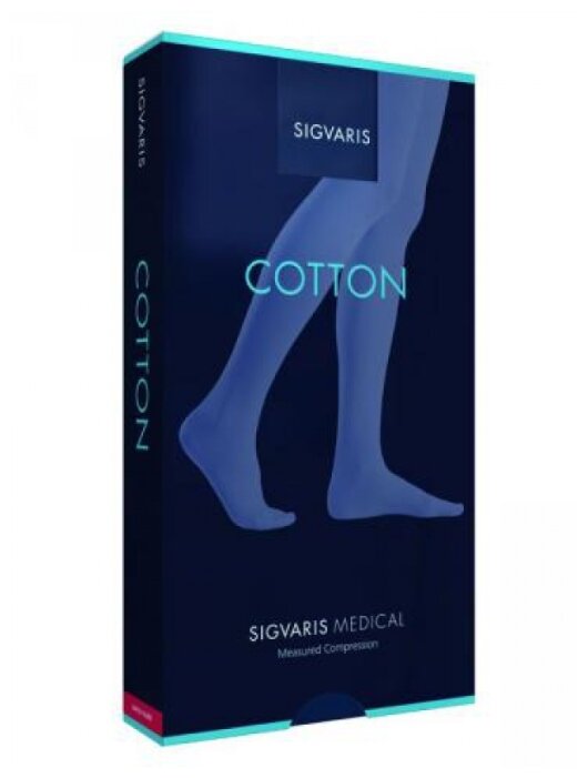 Колготки Sigvaris Cotton 2 класс открытый мысок CO2 (фото modal 2)