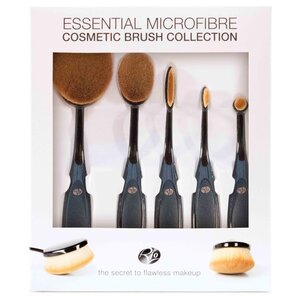 Набор кистей Rio Essential Microfibre Professional Oval Cosmetic Brush Collection, 5 шт. (фото modal nav 2)