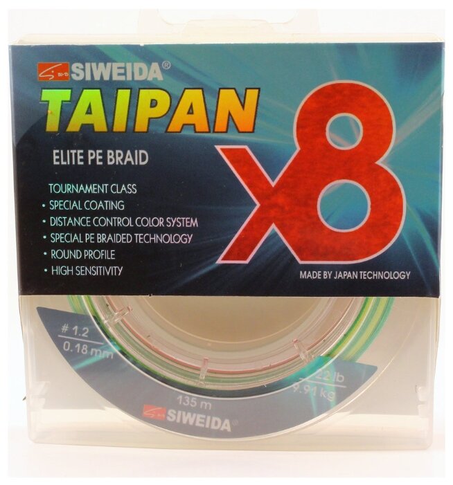 Плетеный шнур SIWEIDA TAIPAN ELITE PE BRAID X8 (фото modal 3)