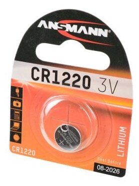 Батарейка ANSMANN CR1220 (фото modal 1)