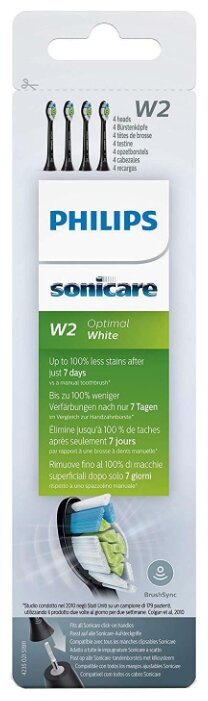 Насадка Philips Sonicare W2 Optimal White HX6062 / HX6064 (фото modal 4)