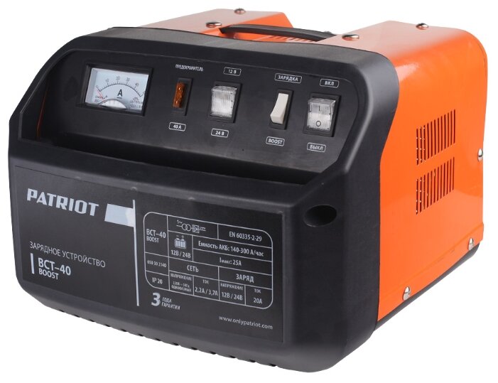 Зарядное устройство PATRIOT BCT-40 Boost (фото modal 1)