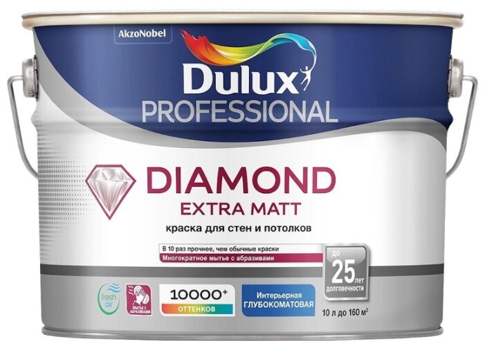 Водоэмульсионная краска Dulux Diamond Extra Matt (фото modal 4)
