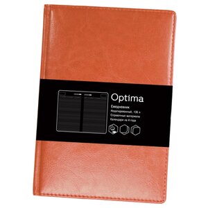 Ежедневник Listoff Optima недатированный, искусственная кожа, А5, 136 листов (фото modal nav 10)