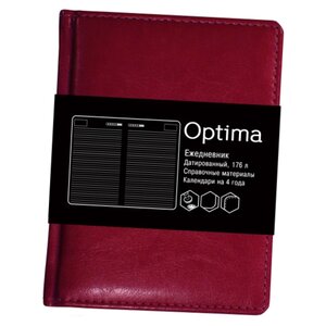 Ежедневник Listoff Optima недатированный, искусственная кожа, А6, 136 листов (фото modal nav 3)