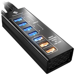 USB-концентратор SmartDelux SDU3-P4C3, разъемов: 7 (фото modal nav 1)
