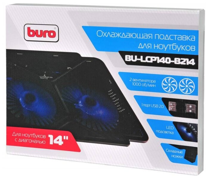 Подставка для ноутбука Buro BU-LCP140-B214 (фото modal 5)