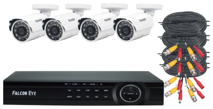 Комплект видеонаблюдения Falcon Eye FE-104MHD KIT ДАЧА 4 камеры (фото modal 1)