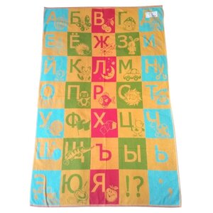 Простыня Речицкий текстиль махровая Алфавит 104 х 160 см (фото modal nav 1)