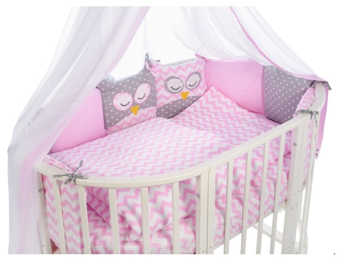 SWEET BABY комплект в овальную кроватку Civetta (10 предметов) (фото modal 8)