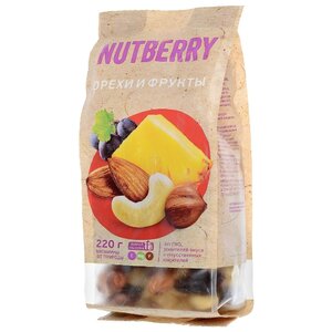 Смесь орехов, сухофруктов и цукатов NUTBERRY Орехи и фрукты 220 г (фото modal nav 2)