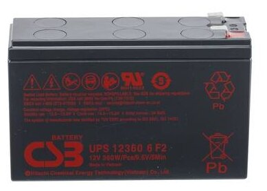 Аккумуляторная батарея CSB UPS 123606 7.5 А·ч (фото modal 1)