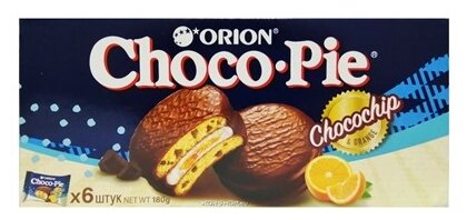 Пирожное Orion Choco Pie Choco Chip (фото modal 1)