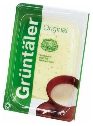 Сыр Gruntaler сливочный полутвердый 30% (фото modal 1)