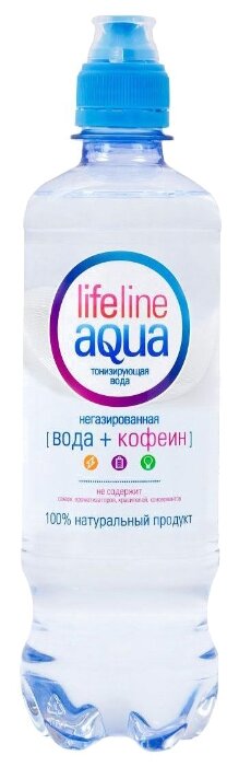 Вода питьевая Lifeline Aqua с кофеином негазированная, пластик (фото modal 1)