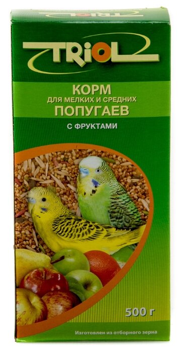 Triol корм Standard с фруктами для мелких и средних попугаев (фото modal 2)