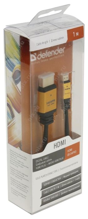 Кабель Defender HDMI - micro HDMI (фото modal 3)