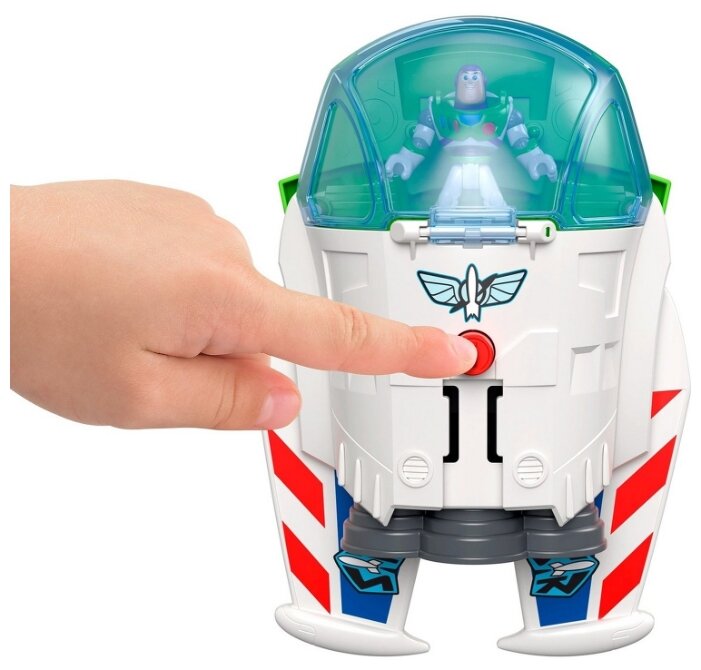 Интерактивная игрушка робот-трансформер Imaginext История игрушек Базз Лайтер GBG65 (фото modal 18)