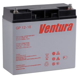 Аккумуляторная батарея Ventura GP 12-18 18 А·ч (фото modal nav 1)