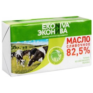 ЭкоНива Масло сливочное Традиционное 82.5%, 350 г (фото modal nav 1)