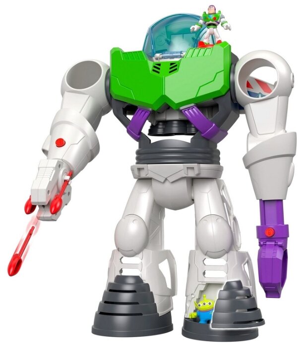 Интерактивная игрушка робот-трансформер Imaginext История игрушек Базз Лайтер GBG65 (фото modal 2)