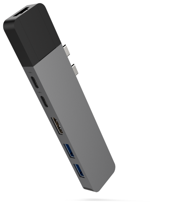 USB-концентратор HyperDrive NET 6-in-2 (GN28N), разъемов: 4 (фото modal 5)